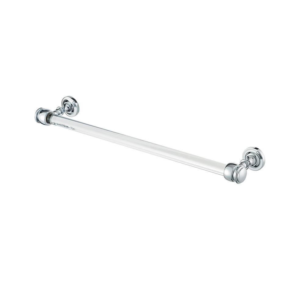 The Sterlingham Company Ltd 18'' Crystal Single Towel Bar With Concealed Mounting ( Overall)