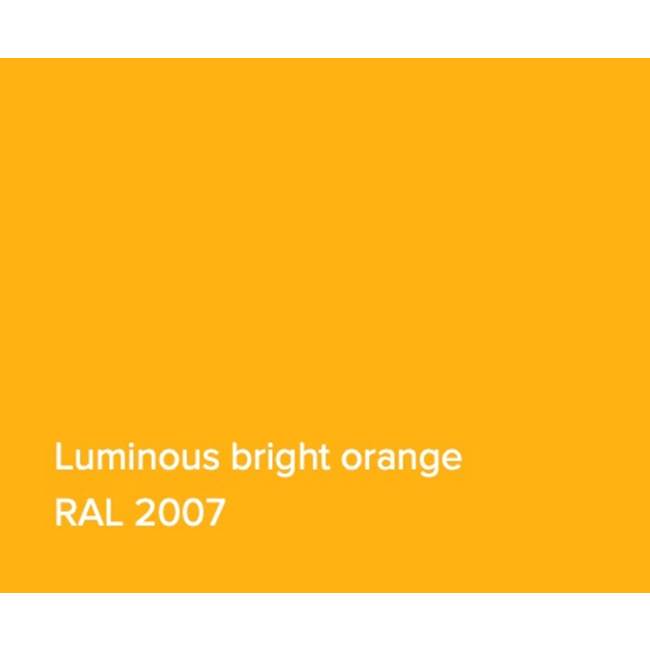 Victoria + Albert RAL Basin Luminous Bright Orange Gloss