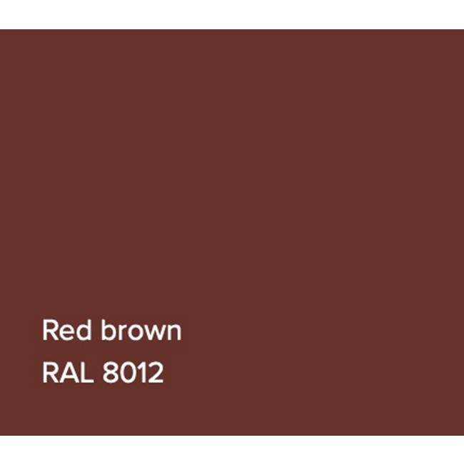 Victoria + Albert RAL Basin Red Brown Gloss