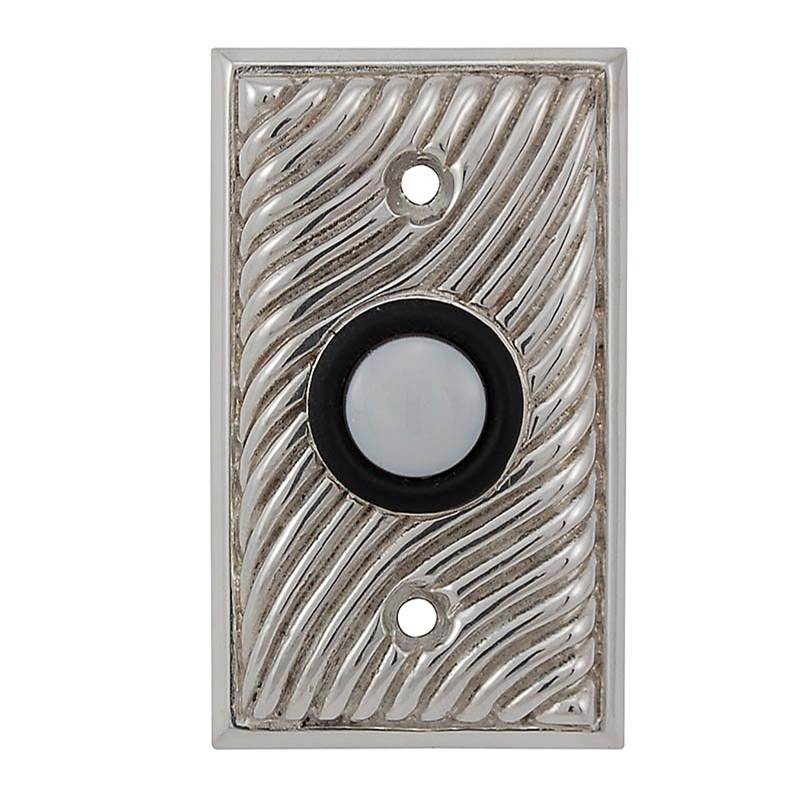 Vicenza Designs Sanzio, Doorbell, Rectangle, Polished Nickel