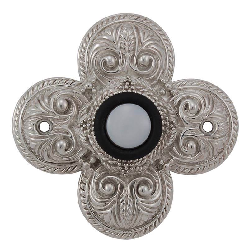 Vicenza Designs Napoli, Doorbell, Polished Silver