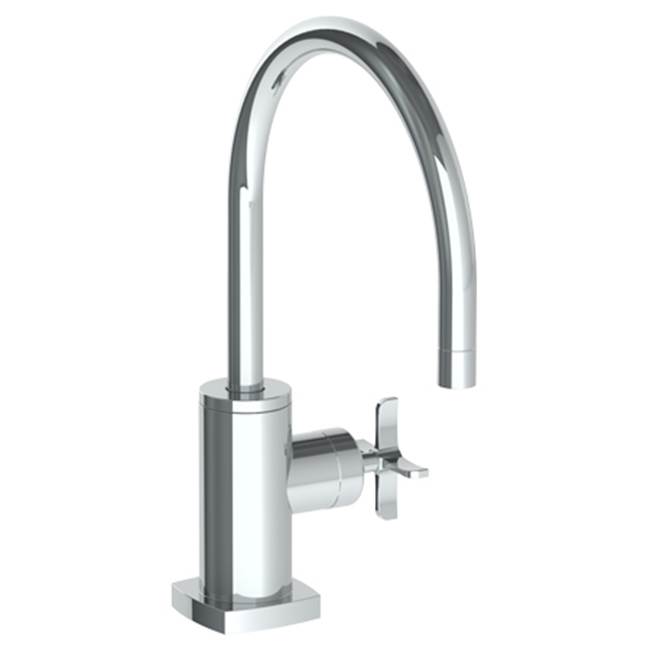 Watermark Deck Mounted 1 Hole Kitchen Faucet.
Does not control volume.