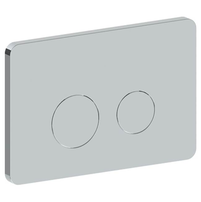 Watermark Rounded Dual Flush Actuator Plate