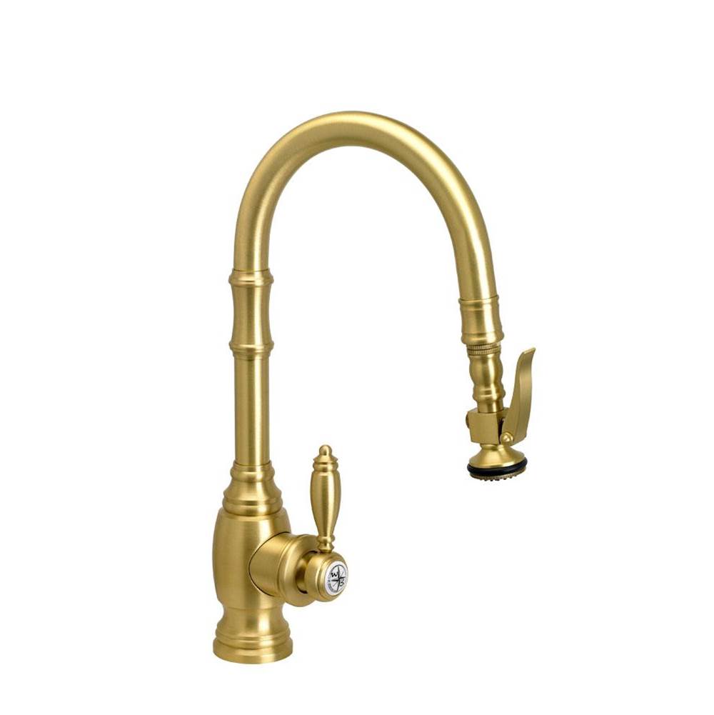 Waterstone Waterstone Traditional Prep Size PLP Pulldown Faucet - Angled Spout