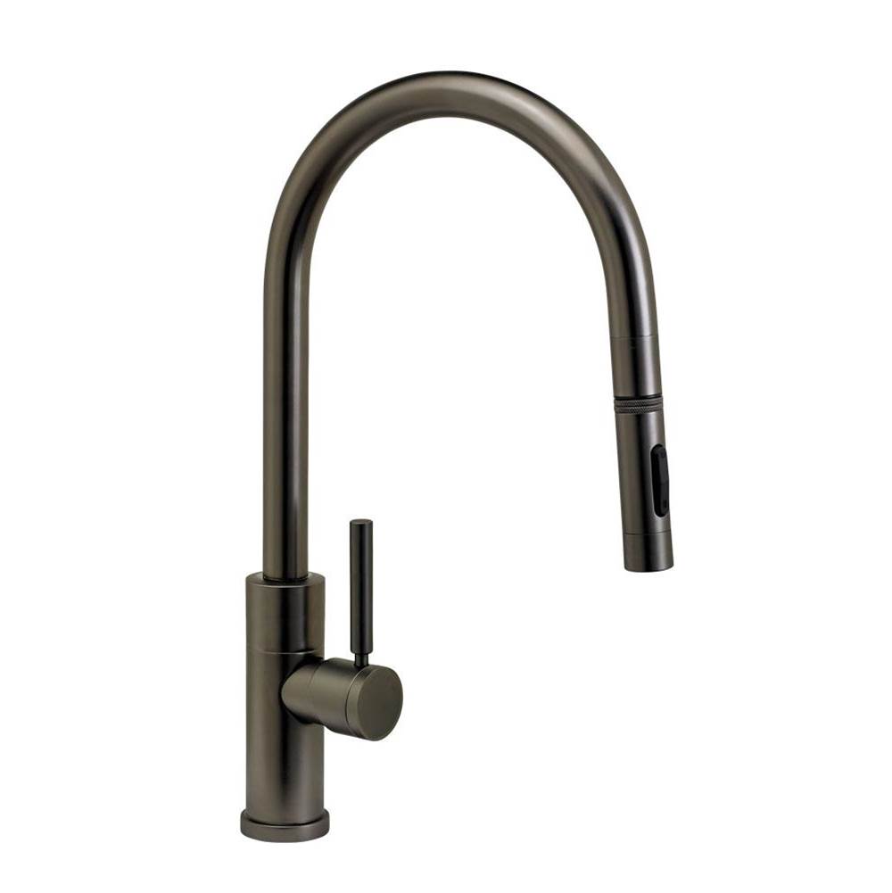 Waterstone Waterstone Modern PLP Pulldown Faucet - Toggle Sprayer - Angled Spout - 3pc. Suite