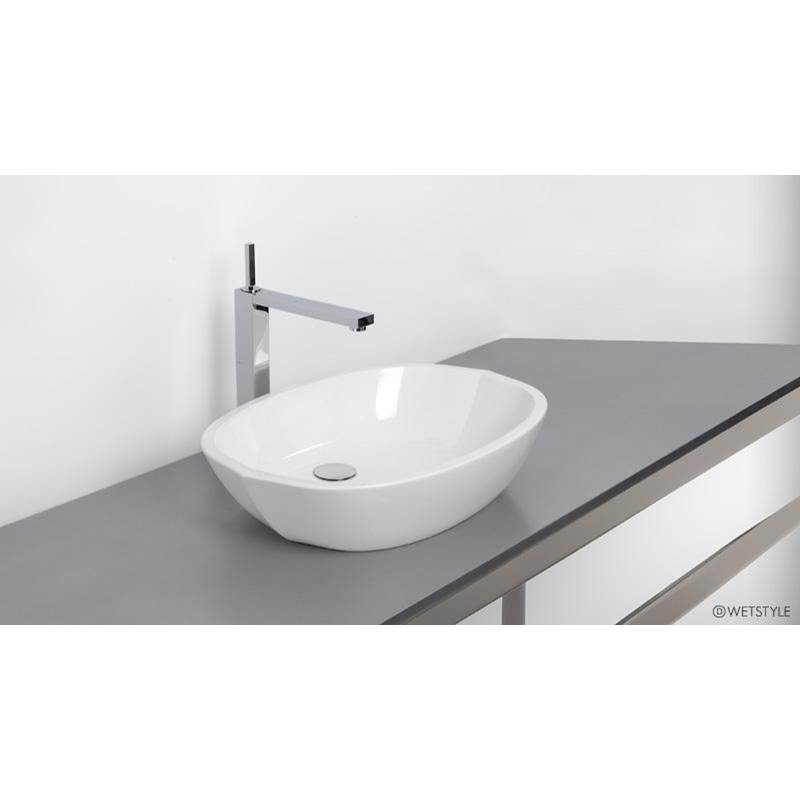WETSTYLE Lav - Be - 21 X 15 X 4 - Above Mount Vessel - Bn O/F - White True High Gloss