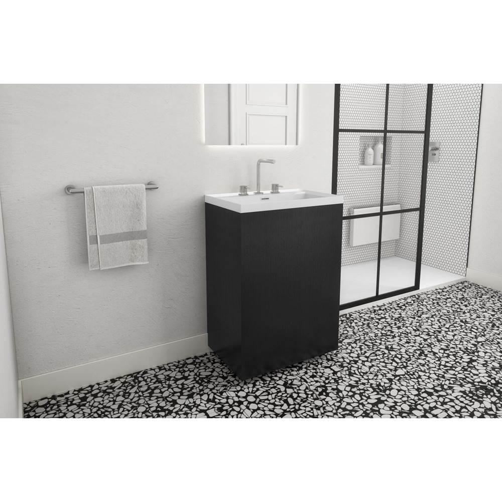 WETSTYLE Furniture ''Stelle'' - Pedestal No Door 24 X 16 - Lacquer White Mat