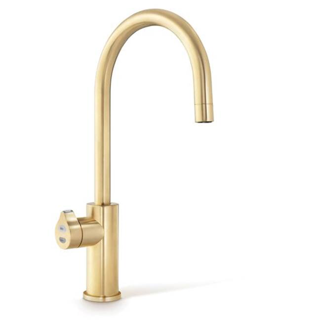 Zip Water HydroTap Boiling, Chilled, Sparkling for Residential and Small Commercial applications with Arc Tap - Brushed Gold