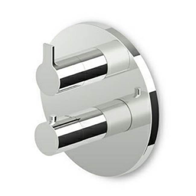 Zucchetti USA Built-in thermostatic shower mixer, with stop valve.